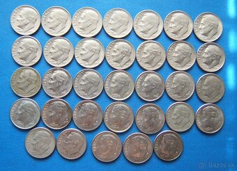 americké mince 25, 10 a 5 cents - sady a kusovky - 4