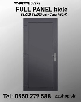 Plastove vchodove dvere FullPanel. - 4