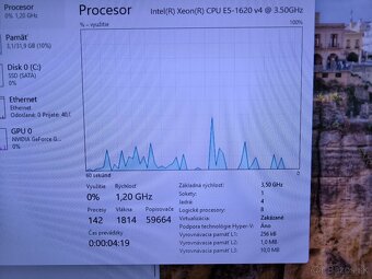 Predam pc hp Z440 cpu xeon E5 core4/8 ddr4 64gb ram - 4