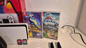 Nintendo SWITCH OLED + 2 hry - 4