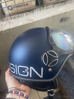 Moto prilba Momo, veľkosť : L, veľmi zachovalá - 4