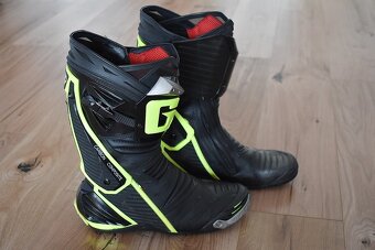 Moto čižmy Gaerne GP1 - velkost 42 / 8 - krasne neonove - 4