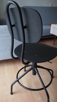 OTOčNá STOLIčKA, čIERNA - KULLABERG, IKEA - 4