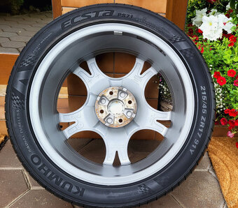 alu R17 4x100, orig. Alfa Romeo MITO, pneu 215/45 - 4