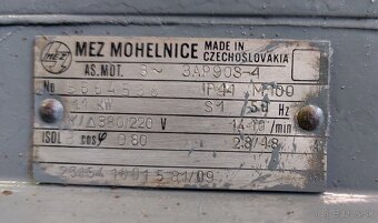 Motor 1,1kW 1410ot/min - 4