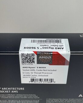Nový procesor AMD RYZEN 5 9600X - 4
