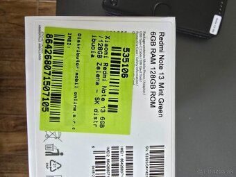Mobilný telefón Redmi Note 13 Mint Green - 4