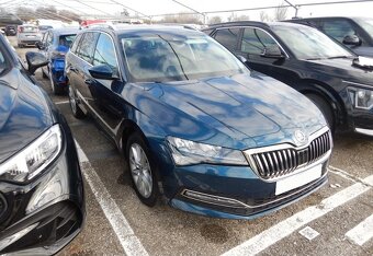 Škoda Superb combi 2021 2.0TDi 147kW DSG, modrý, odpočet DPH - 4
