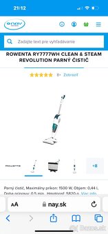 Tyčovými vysávač s psrným mojom Rowenta - 4