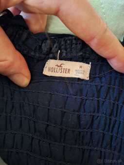 Zamatove saty Hollister M - 4