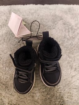 Nové zimné topánky modré č.22 - 4