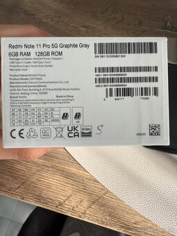 Xiaomi redmi note 11 pro 5g 6gb 128gb - 4