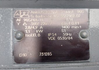 Motor 1,1kW 1400ot/min - 4