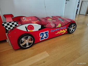 Posteľ auto McQueen červená - 4