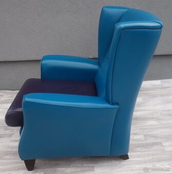 Kreslo kožené – “ UŠIAK „. - 4