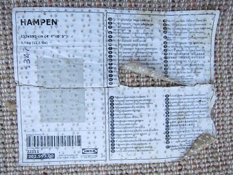 Koberec IKEA Hampen 195x133 cm - 4