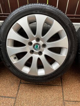 Disky Škoda Superb 2 + Letné pneu Comtinental - 4