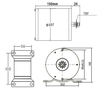 1000W motor 36, 48V - 4