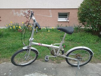 Celoodpruzeny skladaci bicykel KOMDA, Shimano - 4