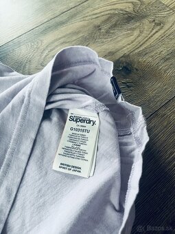 Damske slabofialove tricko zn. SuperDry, vel.M - 4