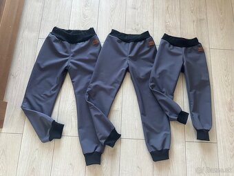 Softshellove nohavice s flisom 98-140 - 4