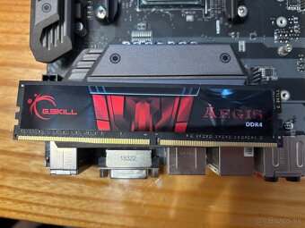 Základná doska + procesor (aj chladič) + DDRAM 16GB - 4