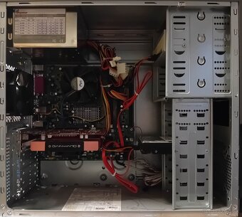 starší PC Intel dvojjadro, WiFi, monitor 17" (komplet) - 4