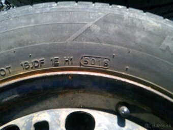 2 ks pneu 185/65R15 na diskoch rozteč 5x100 - 4