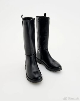 Čierne čižmy Reserved - 4