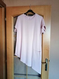 asymetrické tunika, tričko a vreckom - 4