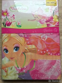 POSTEĽNÉ OBLIEČKY BARBIE Thumbelina + darček - 4