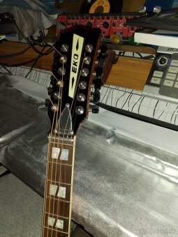 12 strunová gitara Eko ranger - 4