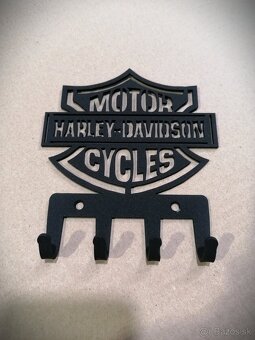 ☠︎︎ Harley Davidson vešiaky, otvárače fliaš - 4