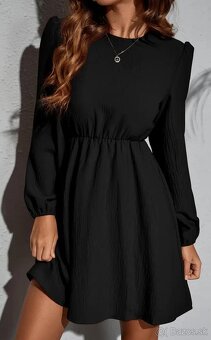 Čierne šaty nové - 4