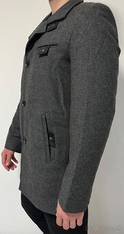 Pánsky šedý kabát 52/2 - 4