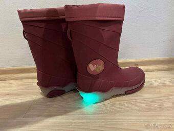 Detské blikajúce gumáky ( veľkosť 26/27 ) - 4