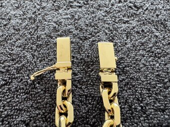 Zlaty naramok pilka 14k 585/1000 100g - 4