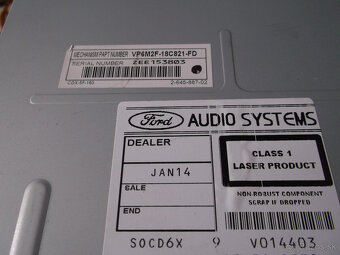 AUTORÁDIO SONY /originál Ford Focus/ S CD. - 4