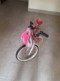 Predám detský bicykel 20kola Btwin cerveny - 4