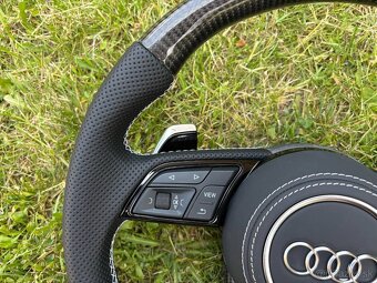 AUDI KARBON ŠPORTOVÝ ZKOSENY VOLANT - 4