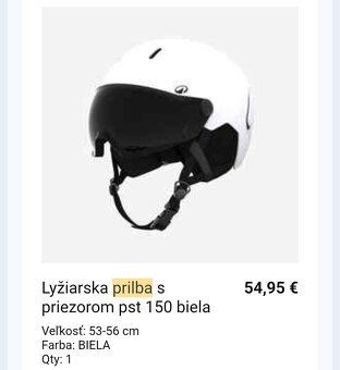 Lyžiarska prilba 53-56 - 4