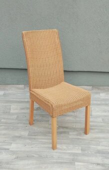 Set ratanových stoličiek. - 4