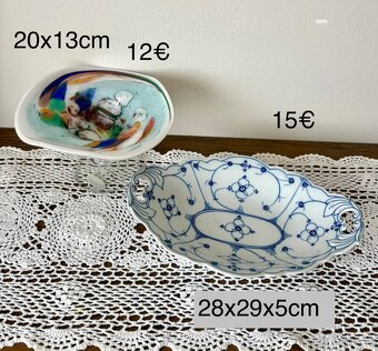 MODROBIELY PORCELÁN A SKLO DO ZBIERKY - 4