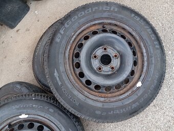 Predám kolesá plechové disky 5x112 R15 - 4