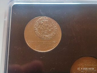 Sada mincí ČSFR 1991 Žetón mincovňa Kremnica. - 4