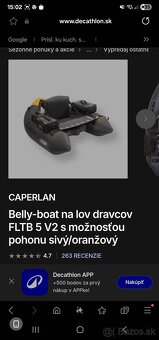 Belly boat FLTB 5 s príslušenstvom - 4