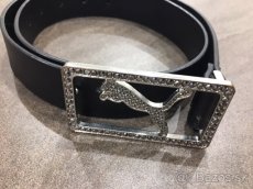 Dámsky kožený čierny opasok zn. PUMA - 4