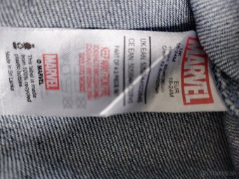 Rifľová bunda zn. Marvel nová - 4