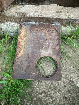 Liatinove platne, rošty,rámy na pec, kominová klapka - 4