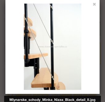 Mlynárske schody Minka Twister Buk - 4